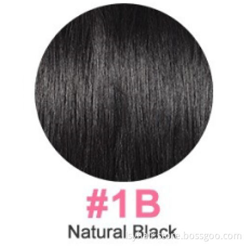 Pre-Colored Natural Hair Line Frontal with 3 Bundles 14 16 18  Kinky Curly #1B Remy Mongolian hair weave bundles